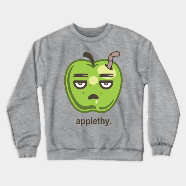 Granny Smith Applethy Crewneck Sweatshirt by JollyHedgehog